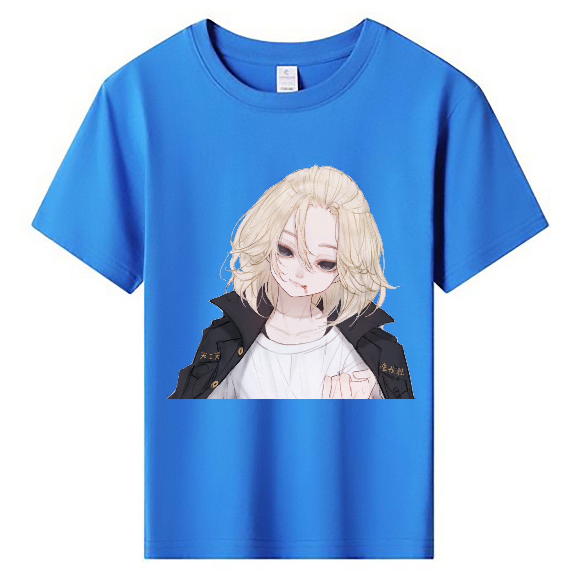 （画像用） 東京リベンジャーズ Tokyo Revengers 綿100％キッズTシャツ（フロントプリント）